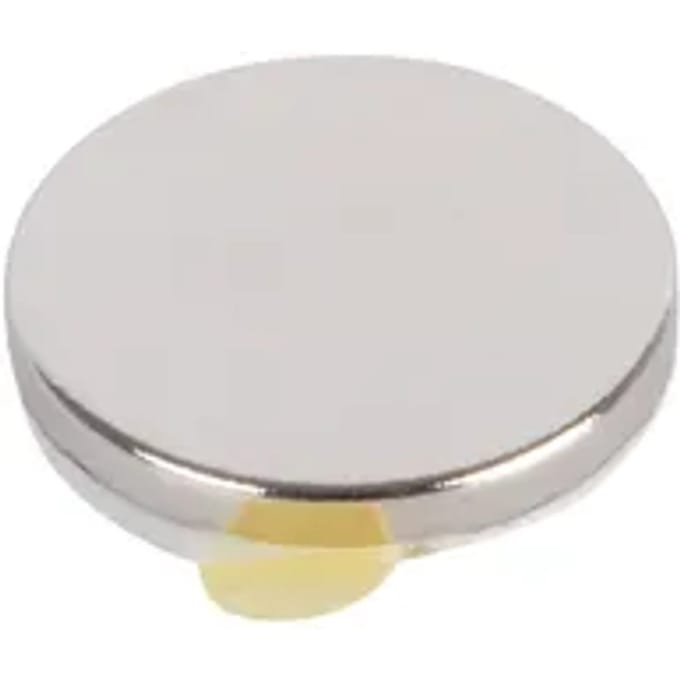 Fix-o-moll Zelfklevende Magneet - Schijf - Neodymium - Diameter 12mm - 6 Stuks