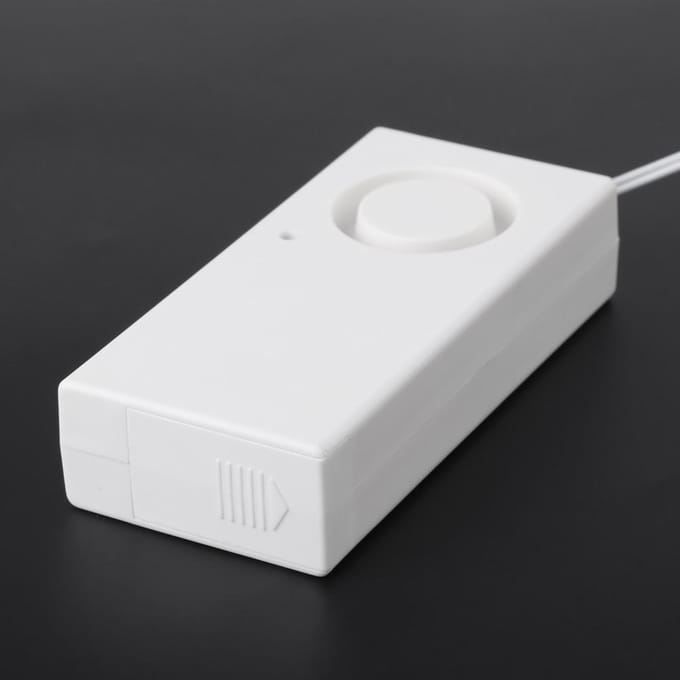 Water Overloop Sensor Detector 120dB Water Lekkage Alarm Systeem white