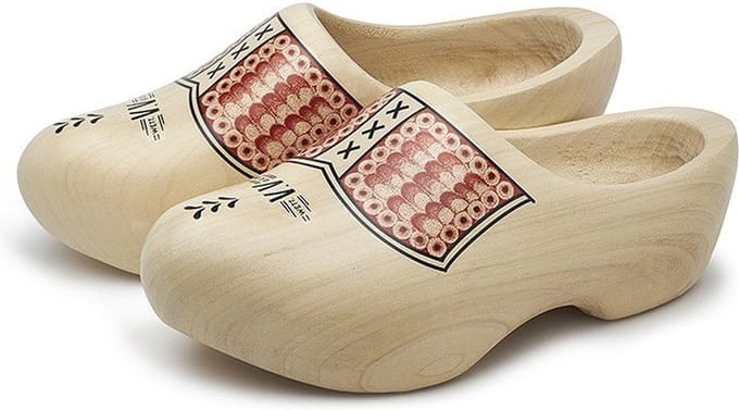 Gevavi Houten Klomp Motief Vv Blank - Klompen - 37