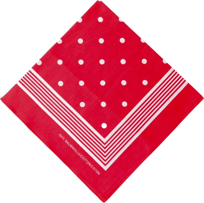 D&L Zakdoek Rood met Witte Bollen - 1 Stuk - Katoen