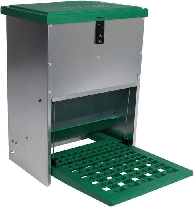 Automatische voerbak (trapbak) 12kg