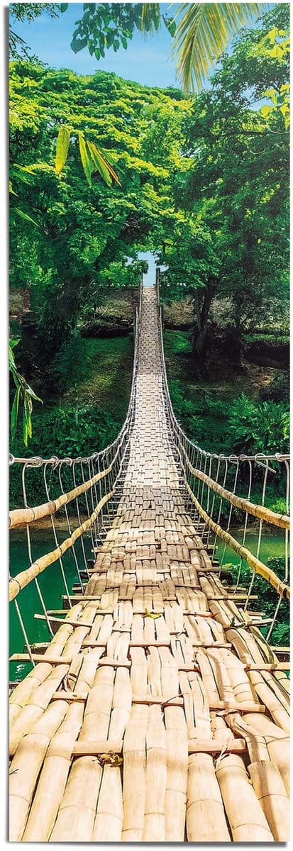 Poster Touwbrug - 158 x 53 - Papier - REINDERS