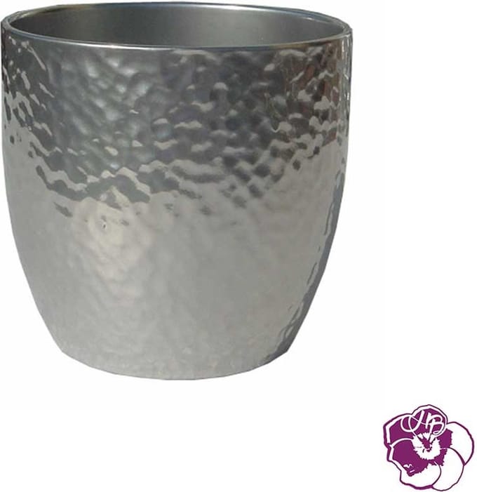 Maceta Boston Silver - Plantenpot - Bloempot - Keramiek - 20cm -