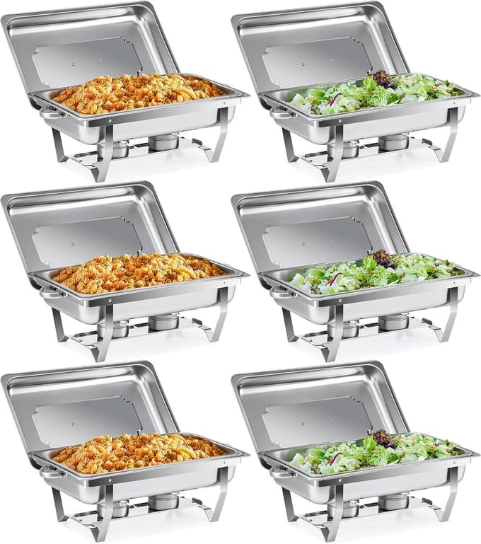 Buffetwarmer - Opwarmapparaat met Kookplaatfunctie - - warm serveren