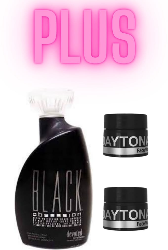 Devoted Creations Black Obsession 400 ml PLUS 2x Daytona Face Wax !
