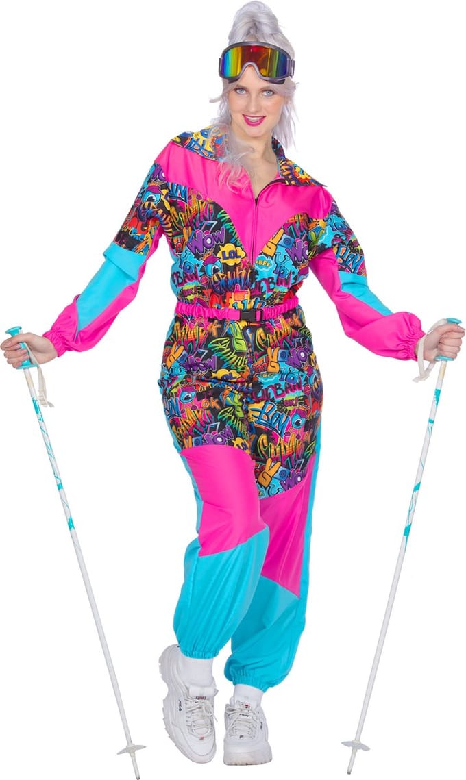 Fout Skipak 80's Dames Retroprint Lolyo - Maat 36