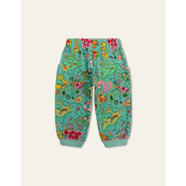 Oilily Poof Broek- maat116/6yr Groen