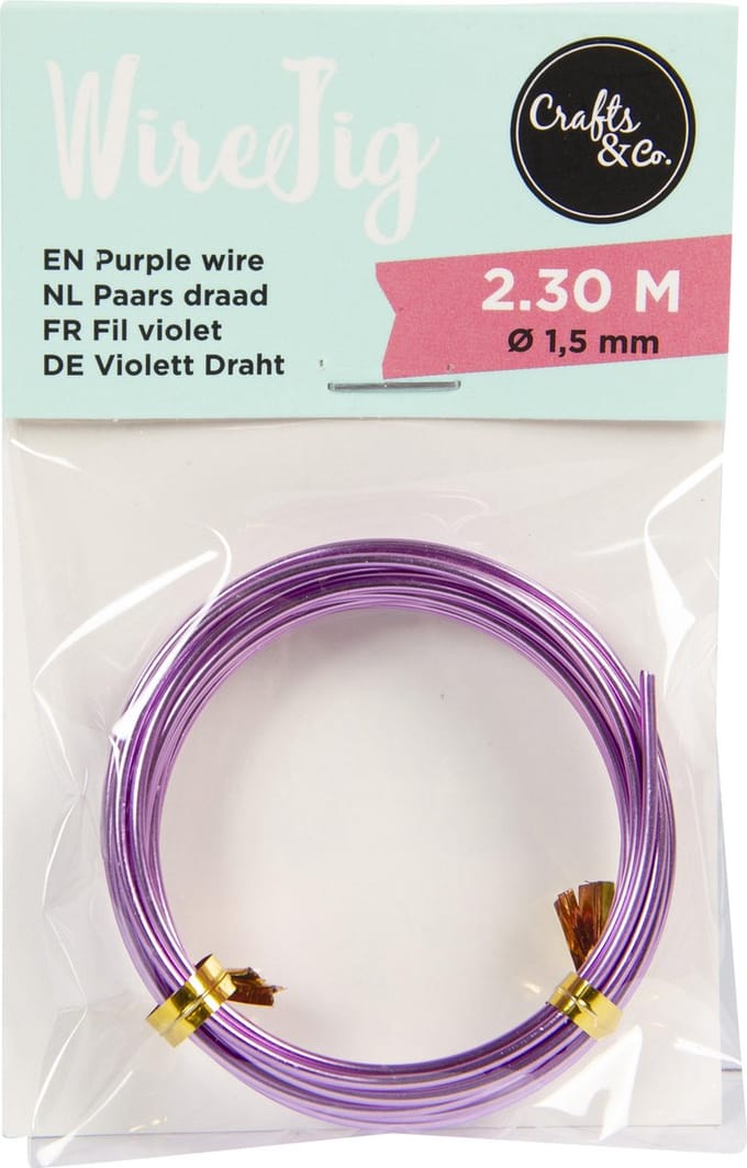 Crafts&Co Wire Jig Draad - Paars