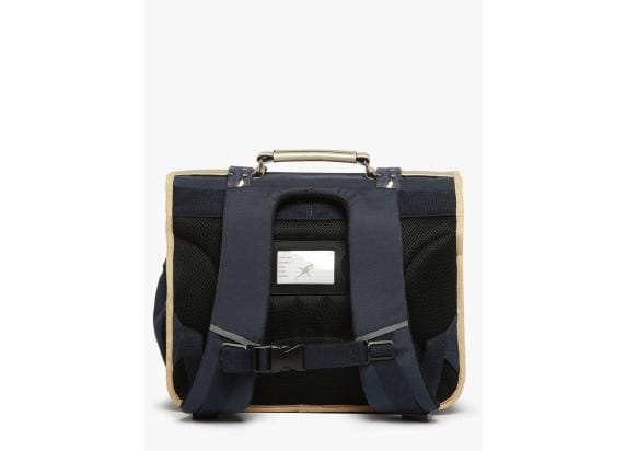 Caméléon schooltas 38cm Navy Gold Leopard Boekentassen en rugzakken