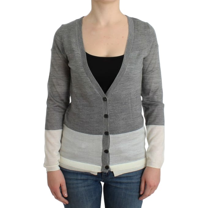 Costume National Grijze lichtgewicht cardigan