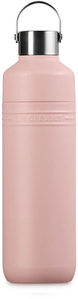 Le Creuset Drinkfles Dubbelwandig On The Go 1,0 Liter Shell Pink