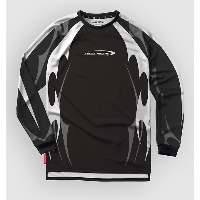 Loose Riders Phase Long Sleeve Jersey zwart