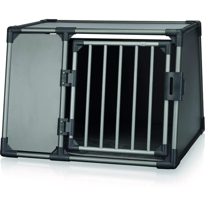Trixie Vervoersbox Aluminium Grafiet - L 92X78X64 CM