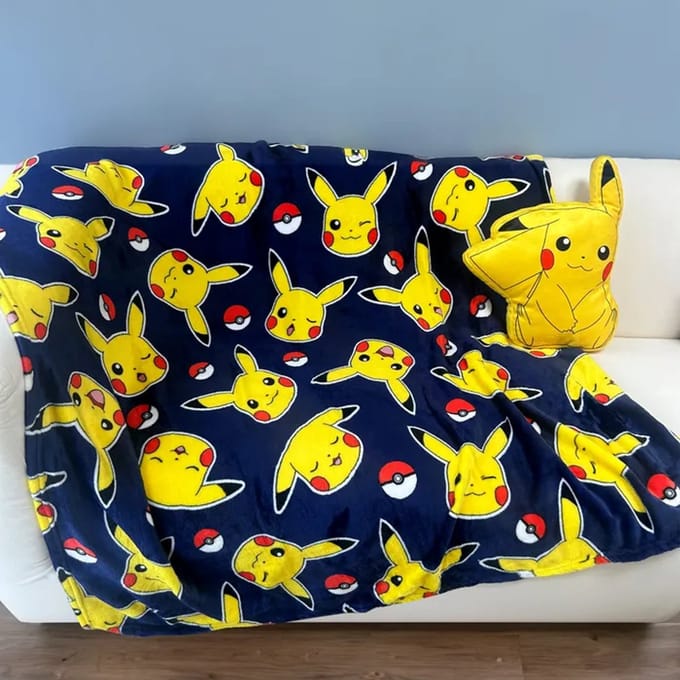 Pokémon Fleeceplaid Pika Pika - 125 x 150 cm - Polyester