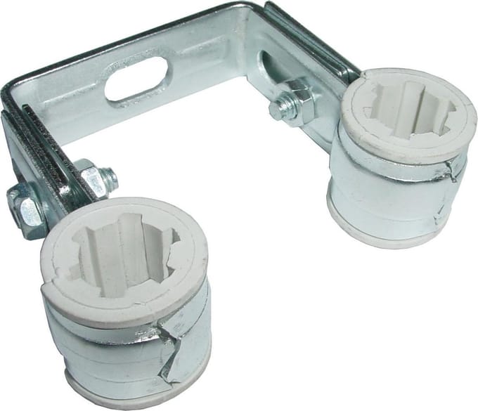 Riko Cv-Beugel Dubbel Verz.+Inlage 22Mm