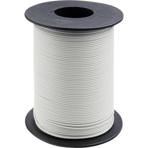 Donau Elektronik 105-5-100 Schakeldraad 1 x 0.20 mm² Wit 100 m