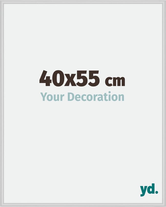 Your Decoration - Fotolijst 40x55 cm - Aluminium - Zilver Mat - Miami