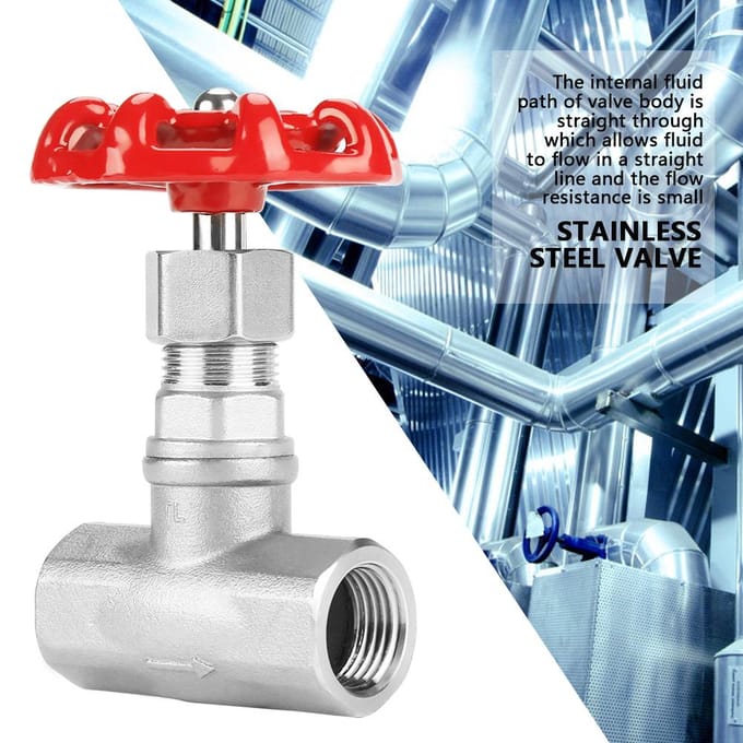 DN15 RVS Schuifafsluiter BSPP G1 2 Roterende Schuifafsluiter voor Water Olie Gas