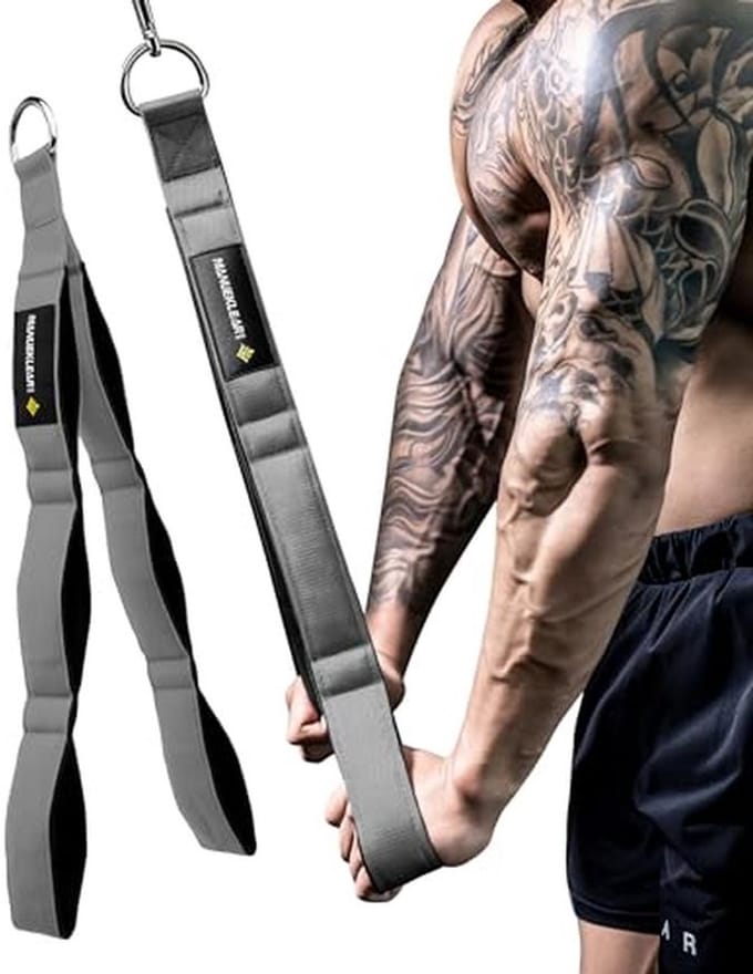 Triceps Touw Kabel Bevestiging - Handgrepen voor Effectieve Spiertraining