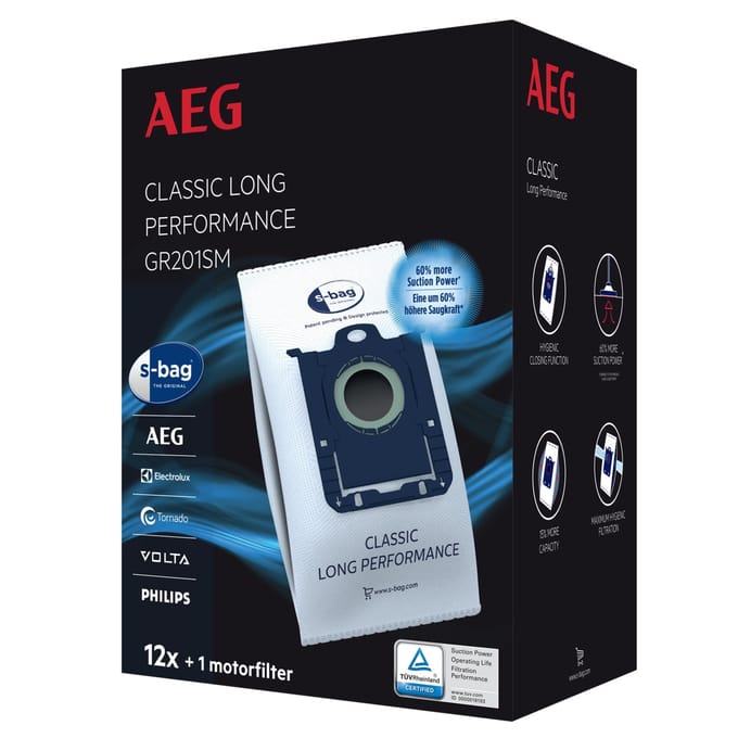 AEG GR201SM S-Bag Classic Long Performance (12 stuks)