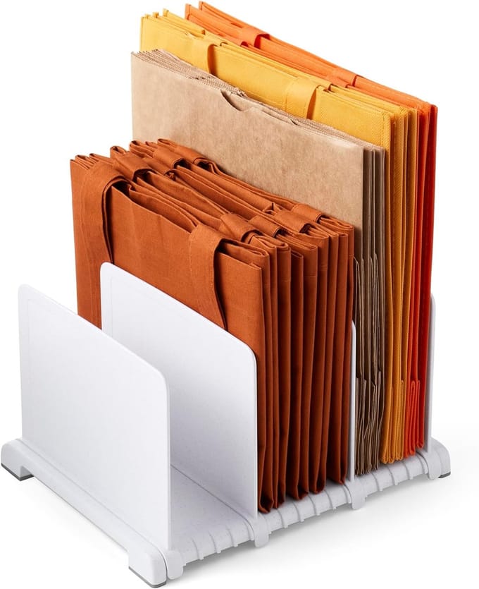 Herbruikbare boodschappentas Organizer met verstelbare compartimenten - Compacter en handiger