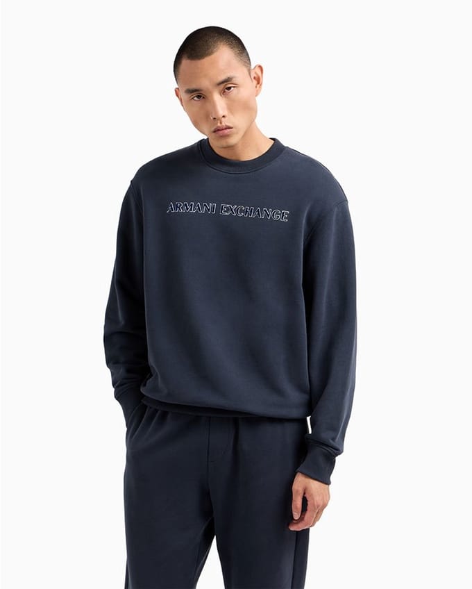 Armani Exchange 6dzmba-zjadz Sweatshirt Blauw S Man