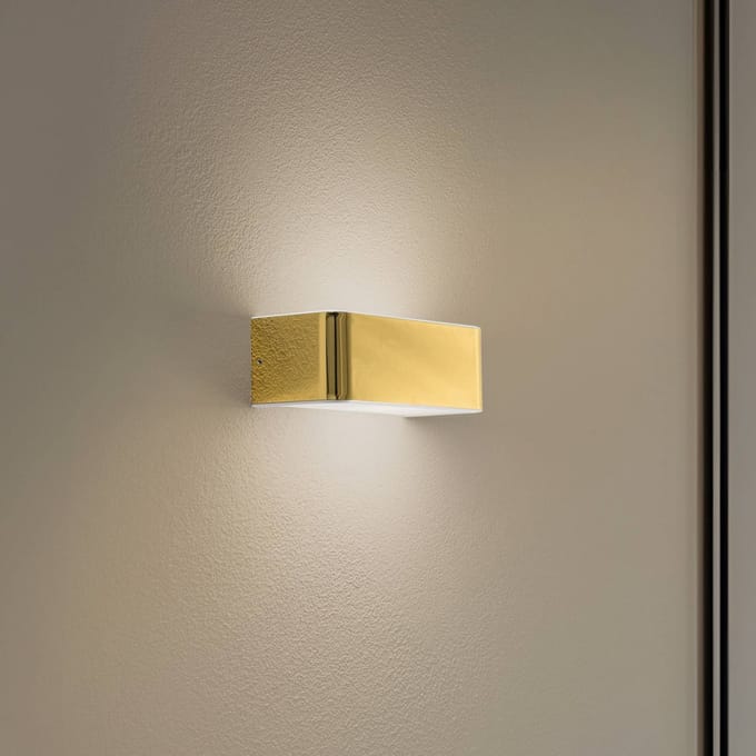 Euluna Wandlamp Rauma, messing, breedte 20 cm