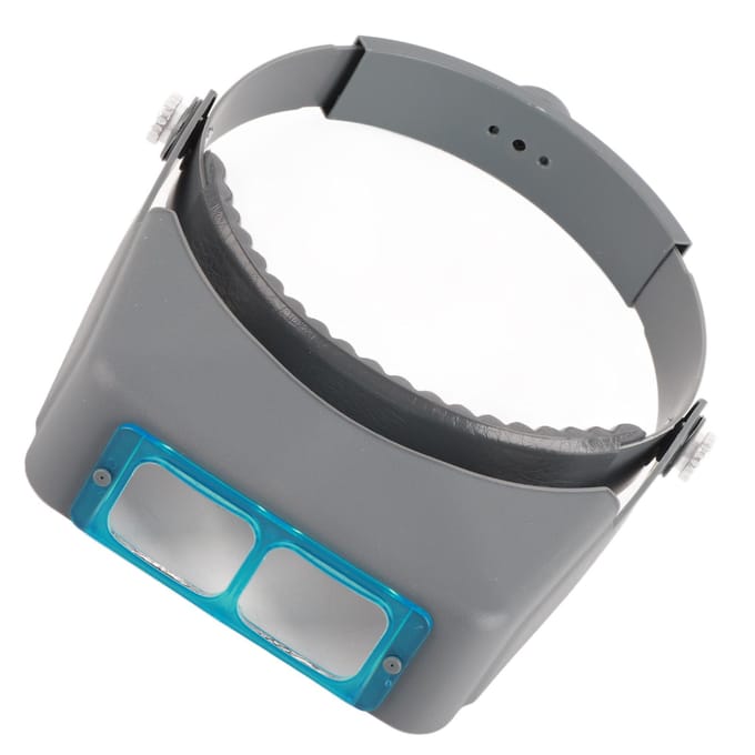 Loupe de lecture à bandeau avec quatre lentilles en verre optique Outil de réparation de bijoux