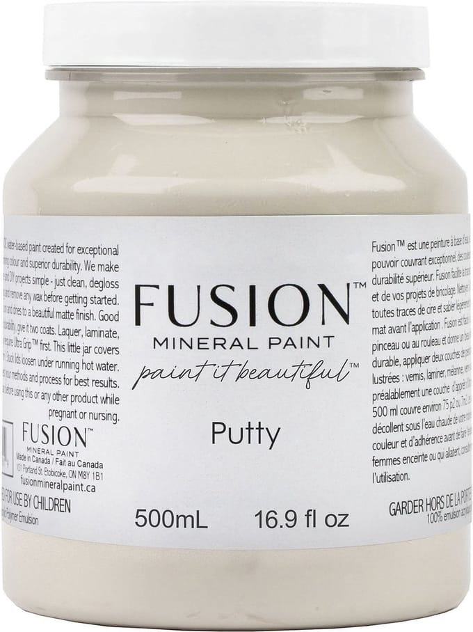 Fusion mineral paint - meubel verf - acryl - taupe - putty - 500 ml
