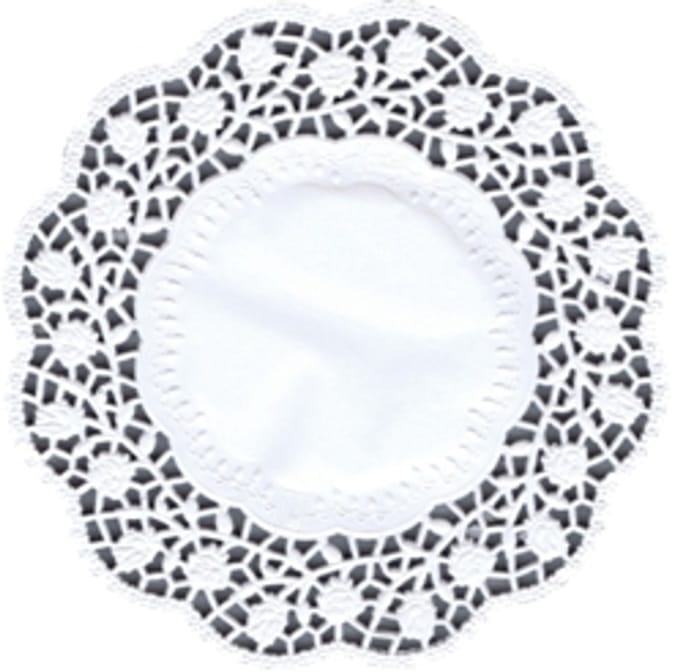 20x 100 Druppelvangers rond Ø 15 cm wit