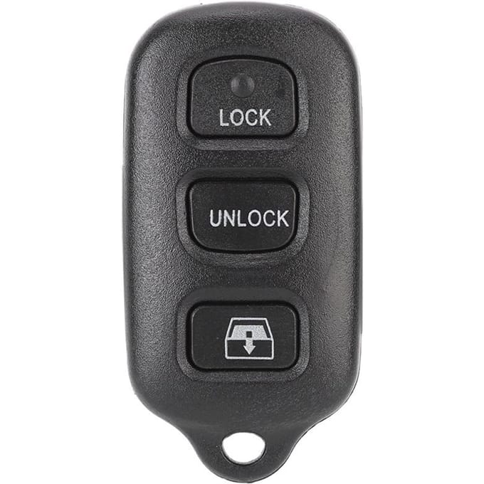 Télécommande d'entrée sans clé Porte-clés Adapté pour Toyota 4Runner 1999 2003 black