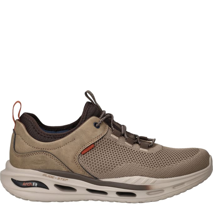 Skechers Arch Fit Orvan - Percer - Heren Instappers - Khaki
