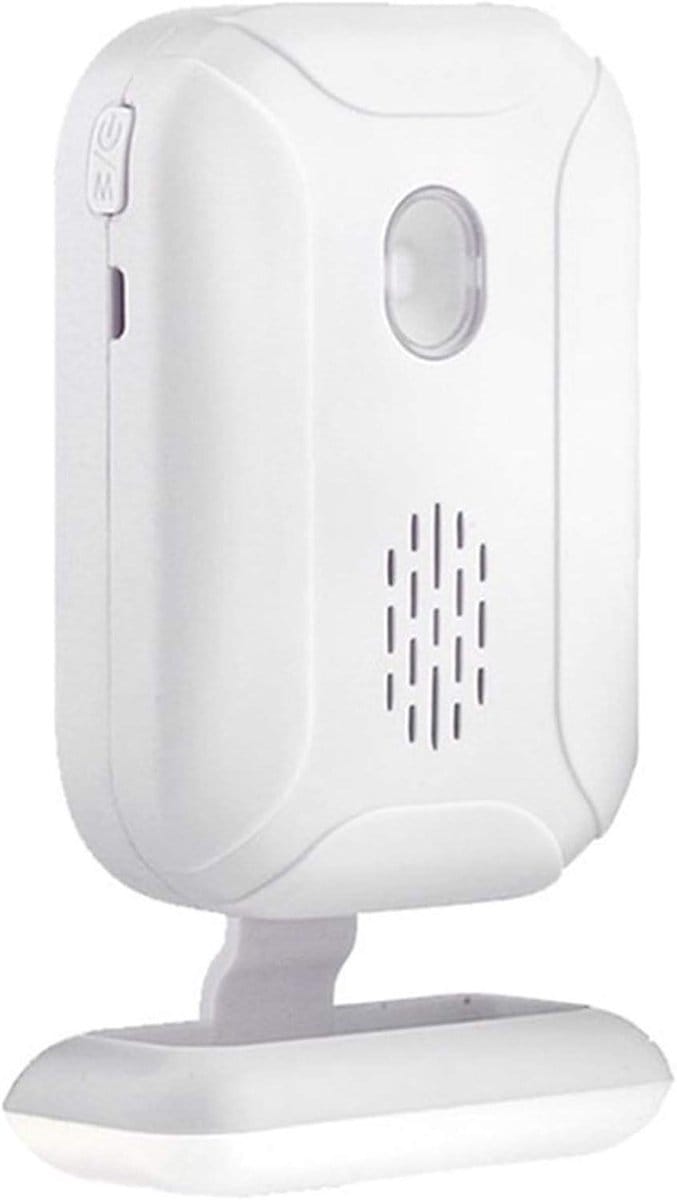 Deurbel Alarm - Welkom Sensor - Beveiliging Huis - Draadloze Infrarood - 800 Meter Bereik - Wit