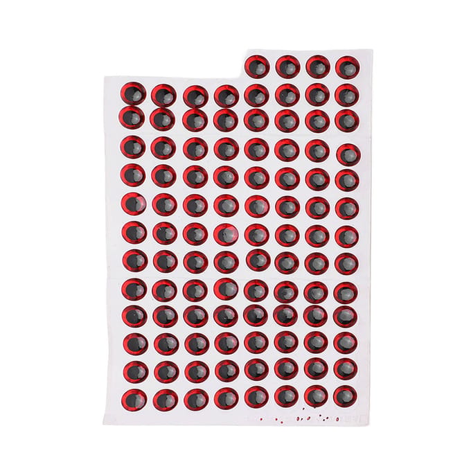 100 stuks 10mm Kunstmatige Visogen Visogen Sticker Visaccessoires Tackle Vislokmiddel