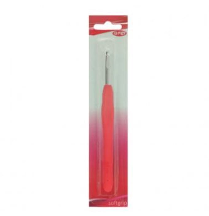 Opry ergonomische haaknaald softgrip 6.0 mm