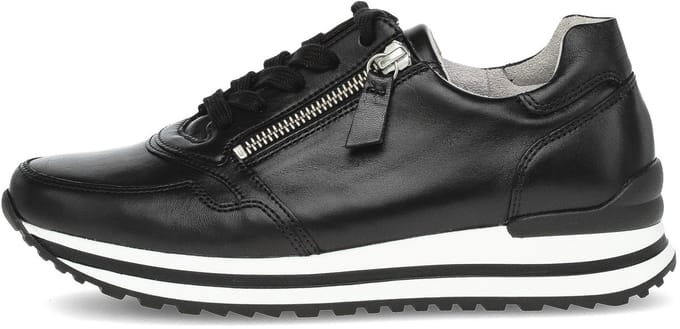 Gabor 528 Sneakers - Leer - Dames - Zwart