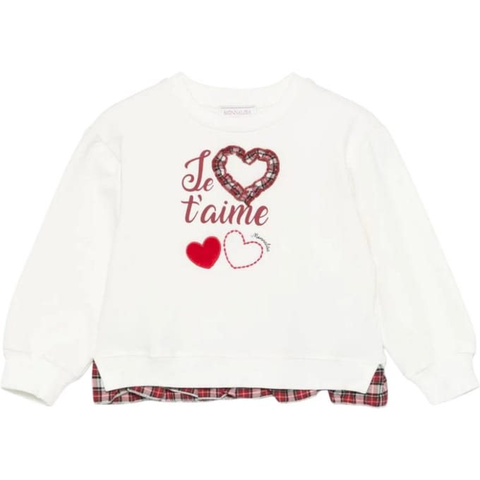 Monnalisa - Kleding 001 Logo Rood 19D639 4001