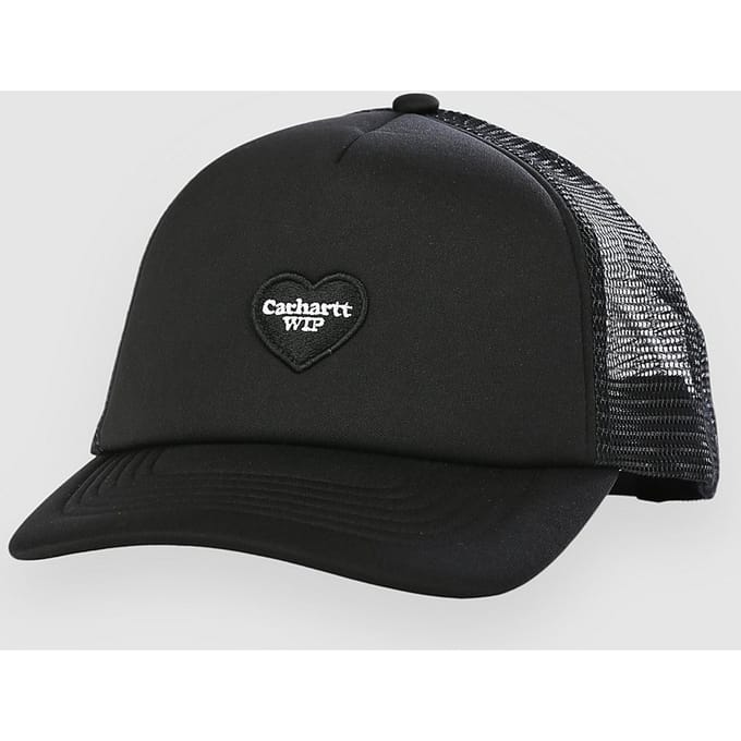 Carhartt WIP Heart Patch Trucker Cap zwart