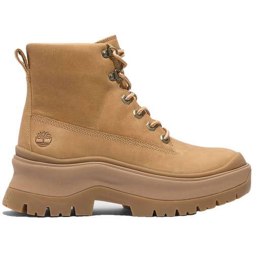 Timberland Roxie Lane Mid Lace Up Boot Wheat Full Grain Größe: 37 | Stiefel Outlet | Damen | Braun