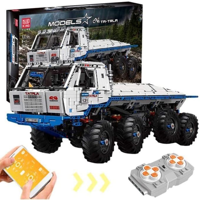 VEHICULE A CONSTRUIRE ENGIN TERRESTRE A CONSTRUIREqueek Technic Bloc de Construction Voiture, 1:8 Camion pour Tatra T813 8x8 P303