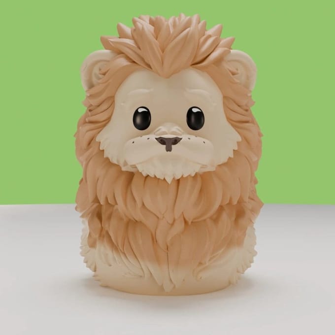 Numskull Wicked Tubbz Mini PVC Figure Cowardly Lion 5 cm Mini-Figuur