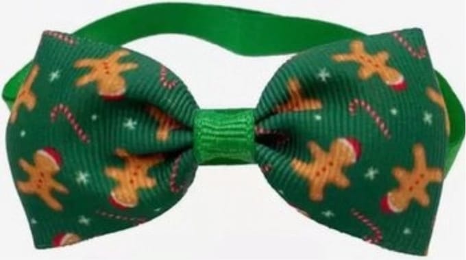 Akyol Vlinderstrik - Honden/Katten Strik - Kerststrik - Groen