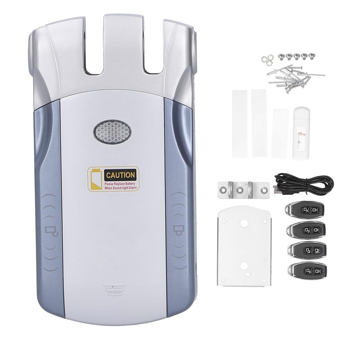 WAFU 010 Afstandsbediening Onzichtbaar Slot Binnen Gemonteerd Bluetooth Touch Ontgrendeling Thuis Anti Dief voor white