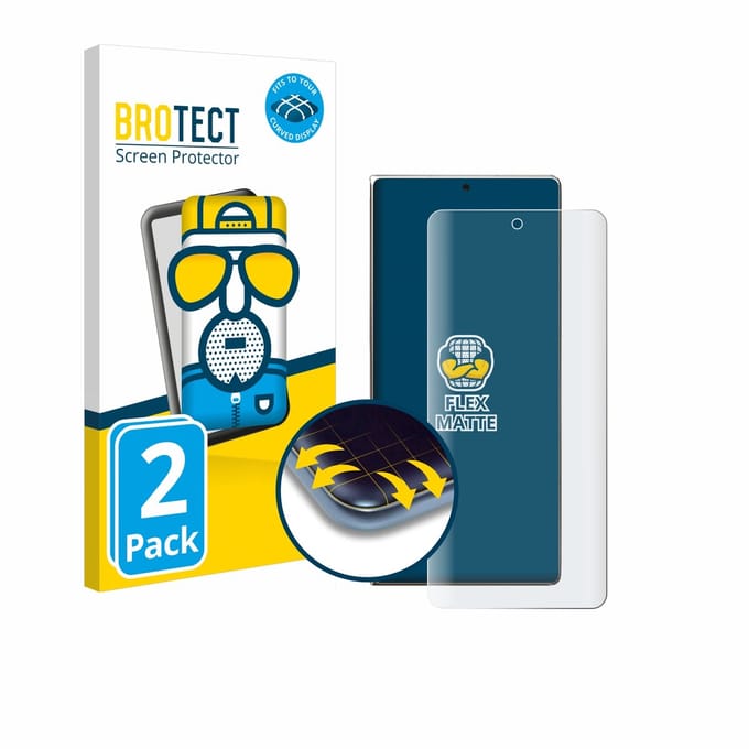 BROTECT - Screenprotector voor Huawei Mate X6 - Folie Beschermfolie matte volledig dekking 2 Stuks