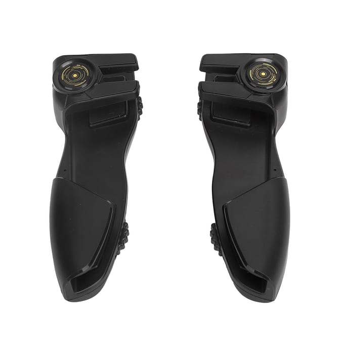 Manette de jeu mobile avec bouton de tir à 6 doigts et manette auxiliaire black