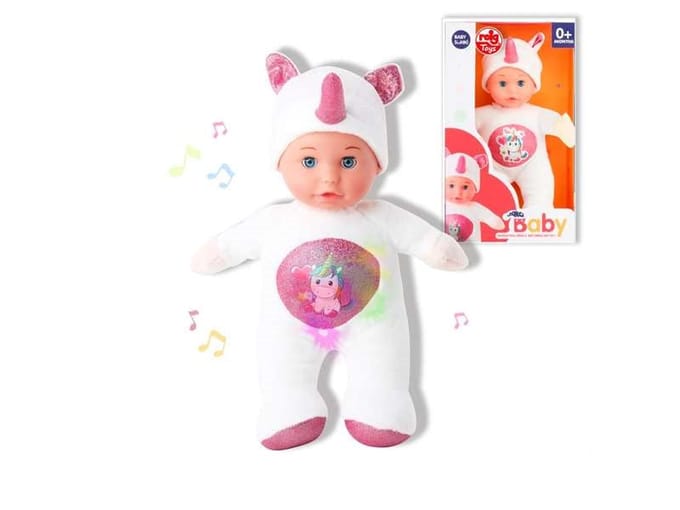 Pop Reig Wit Eenhoorn Knuffel (30 cm)