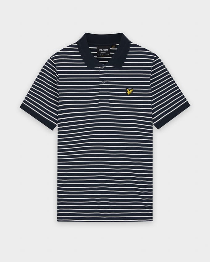 Lyle & Scott Pique Breton Polo Shirt