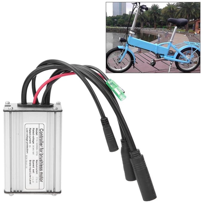 Controller Borstelloos Waterdicht Adapter met Hall voor e Bike Elektrische Scooter 36V48V Motor gray