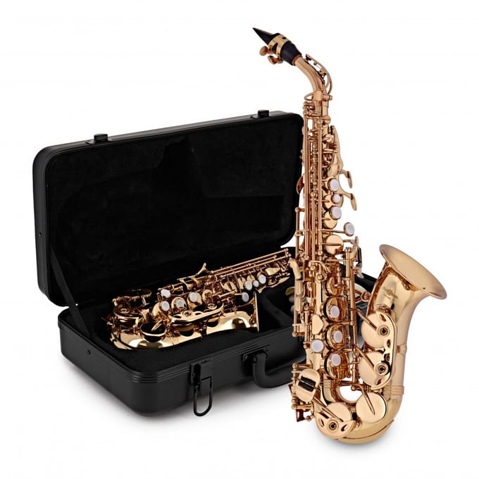 Gebogen Sopraansaxofoon van Gear4music
