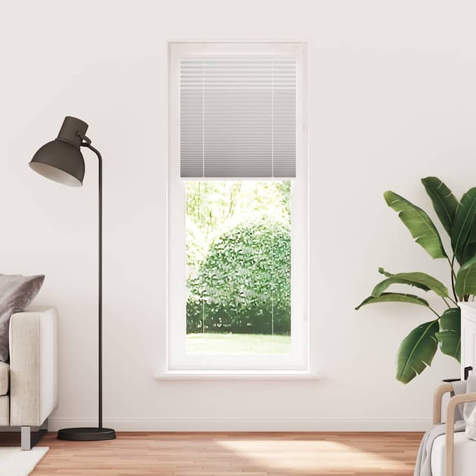 vidaXL - Plisségordijn - 75x200 - cm - stofbreedte - 74,4 - cm - polyester